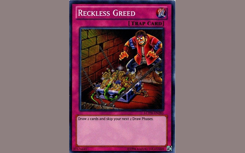 lá bài Reckless Greed