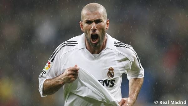 Zinedine Zidane – tiền vệ xuất sắc nhất của Real Madrid